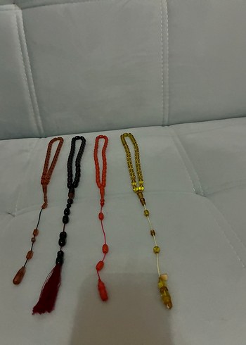 Renkli Tesbih Seti Geleneksel Ve Sik Tasarim