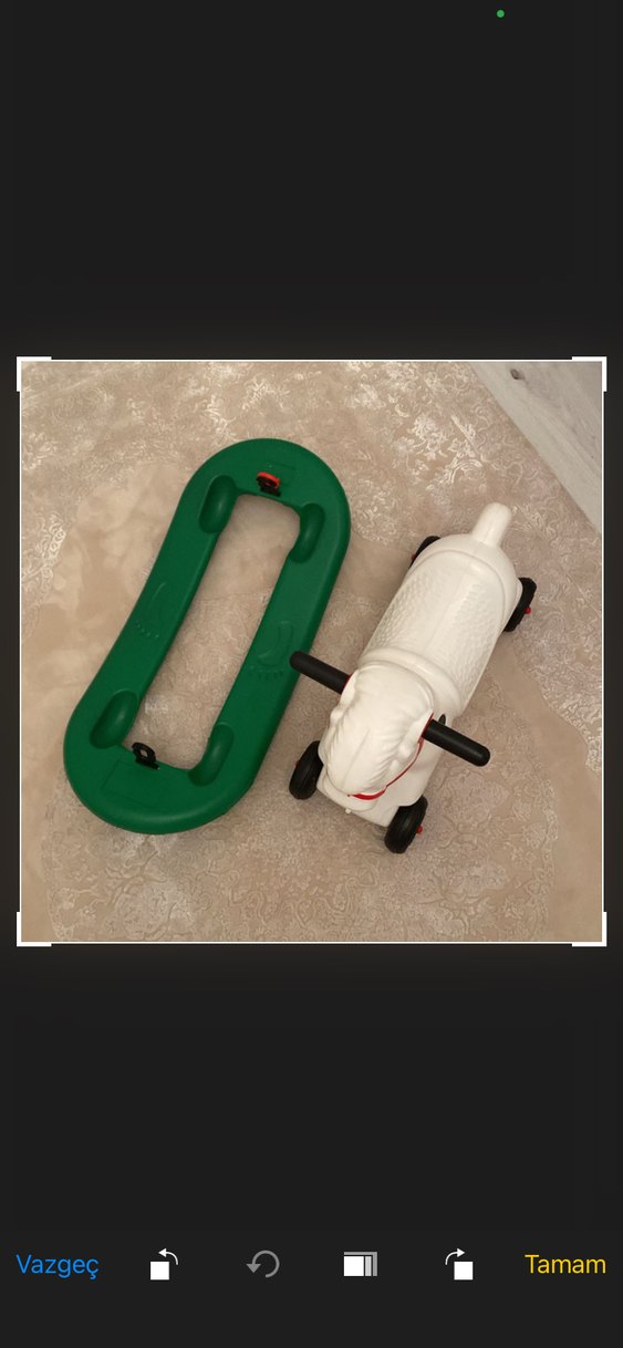 Beyaz Noktalı Sallanan At Oyuncak - Görsel 5