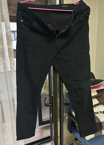 Defacto Siyah Duz Kesim Denim Pantolon
