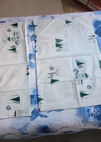 Beyaz Desenli Yatak Örtüsü - Görsel 5