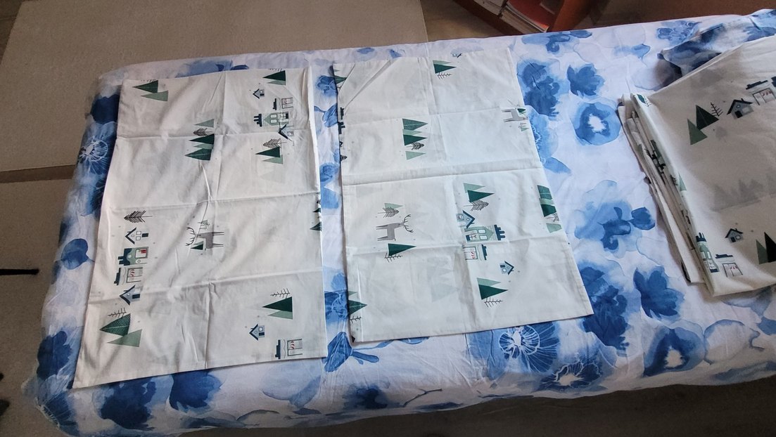 Beyaz Desenli Yatak Örtüsü - Görsel 5