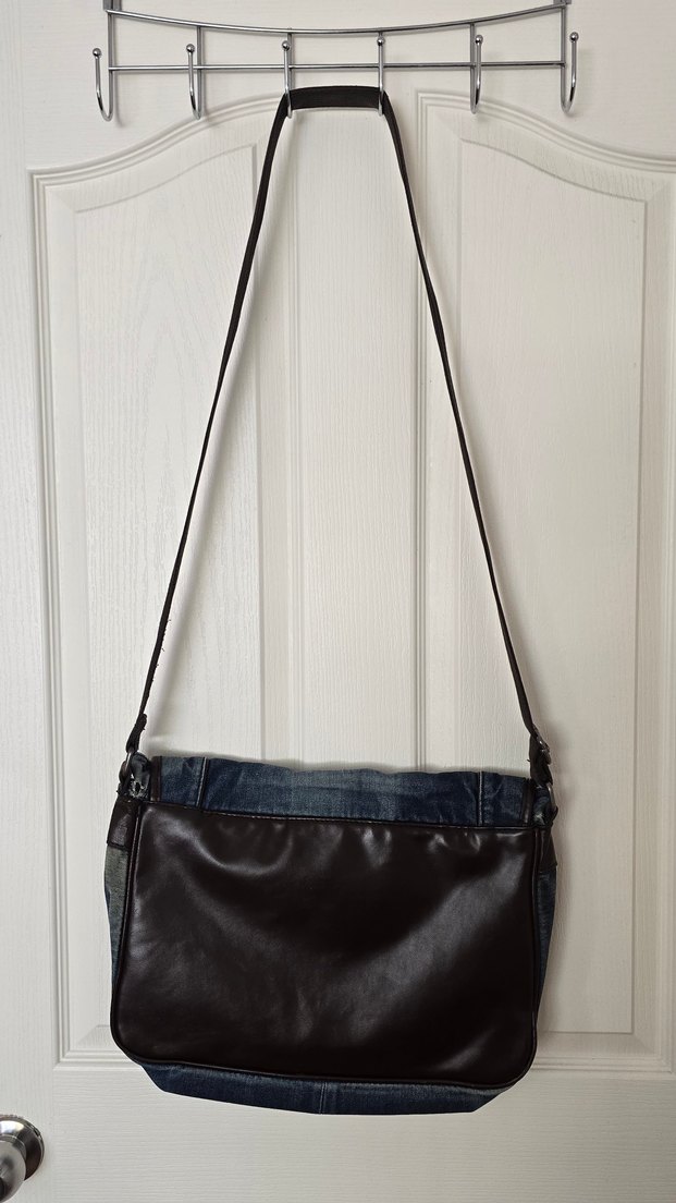 Lacivert Denim Çapraz Çanta — görsel 3/6