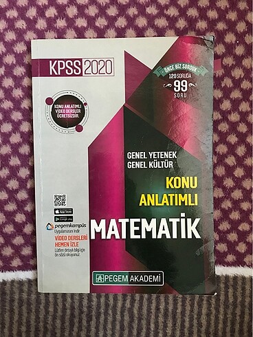 Kpss pegem matematik konu anlatımı kitap