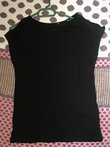 s Beden siyah Renk Koton siyah tshirt