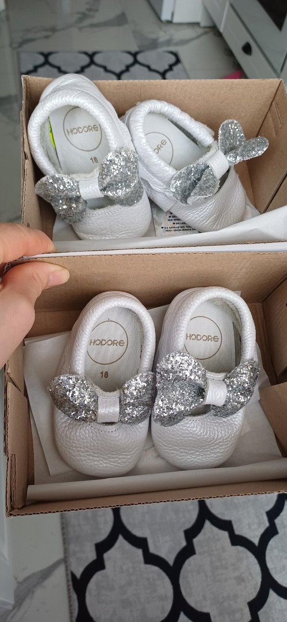 Kız Bebek Beyaz Ayakkabı - Görsel 3