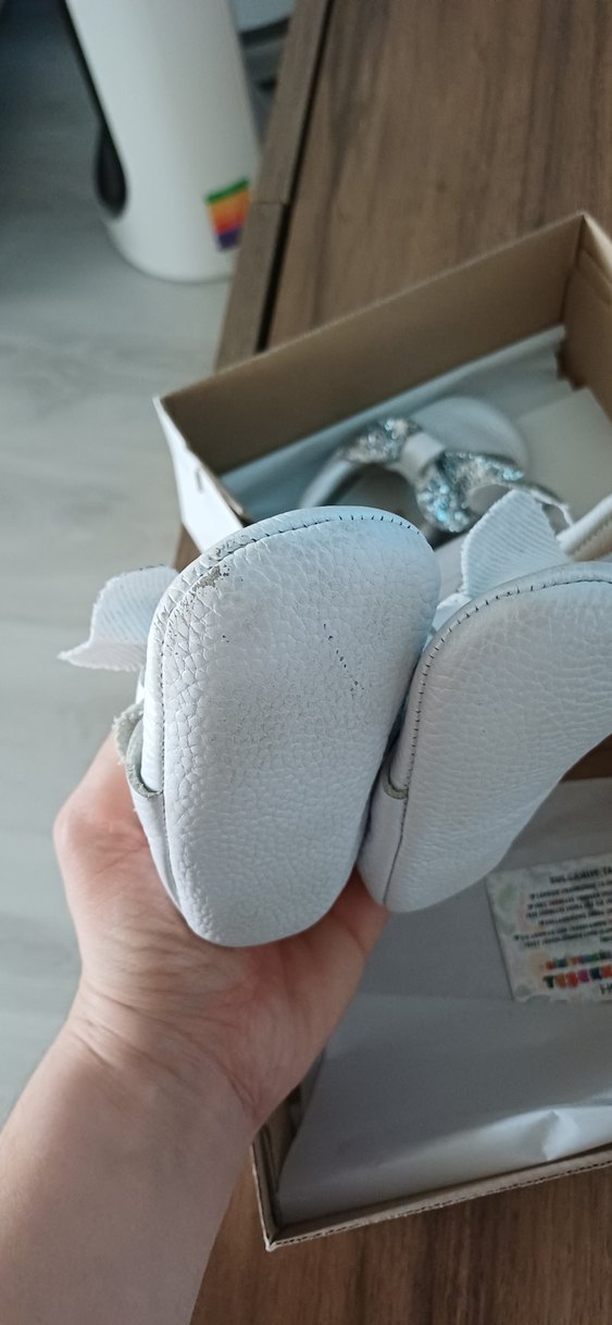 Kız Bebek Beyaz Ayakkabı - Görsel 5