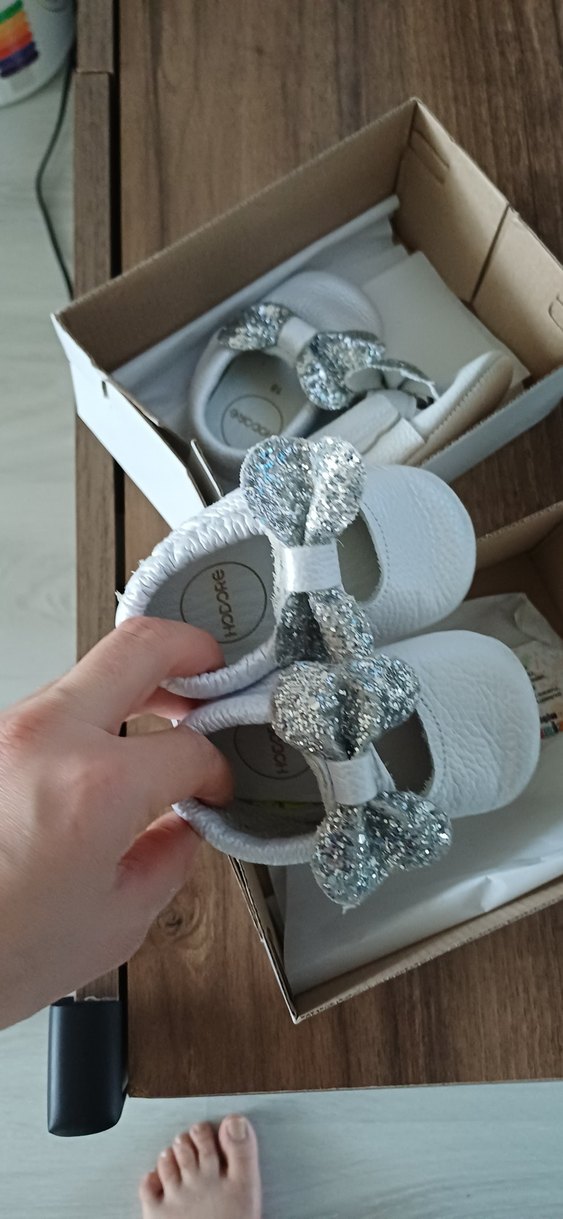 Kız Bebek Beyaz Ayakkabı - Görsel 4