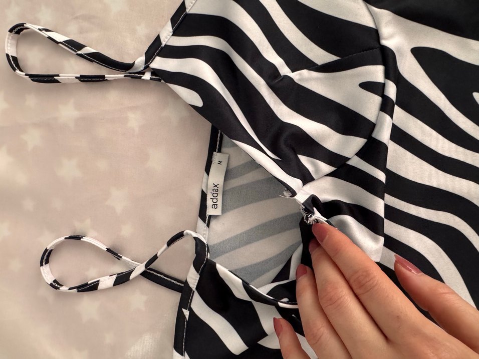 Zebra Desenli Mini Monokini - Görsel 3