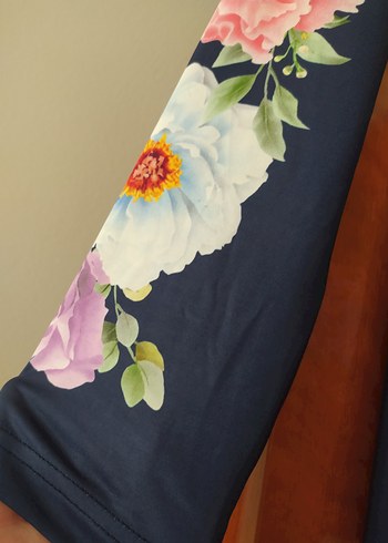 Çiçek Desenli Tesettür mayo haşema - Görsel 5