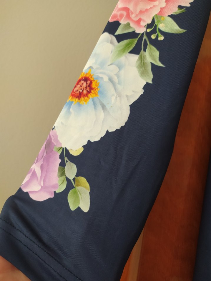 Çiçek Desenli Tesettür mayo haşema - Görsel 5