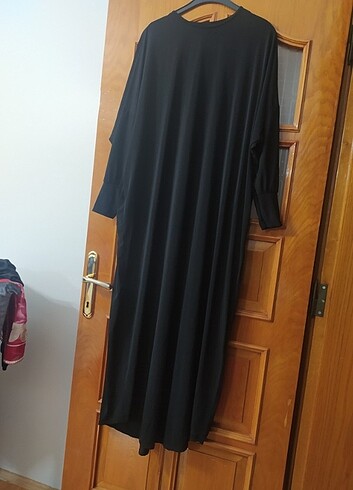 Yarasa kol elbise ferace 40-48 uyumlu