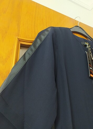 38 Beden lacivert Renk Ferace Abaya
