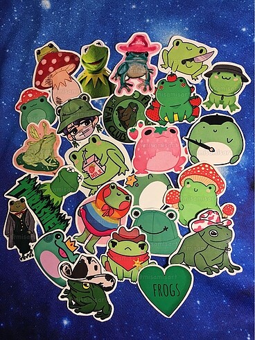 Frog Sticker Set