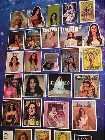 Lana Del Rey Sticker Set