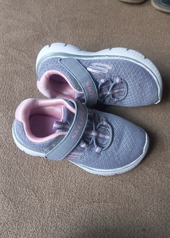 Skechers Kız Çocuk Gri Skechers Spor Ayakkabı