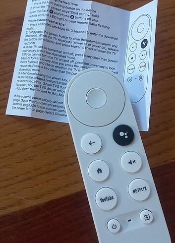 Google chromecast kumandası