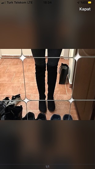 37 Beden Süet uzun çizme