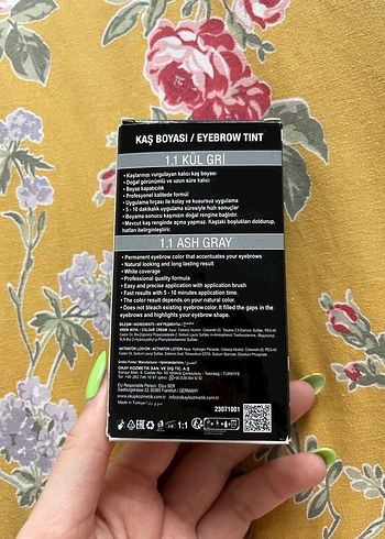 Kül Gri Kaş Boyası Vegan - Görsel 2