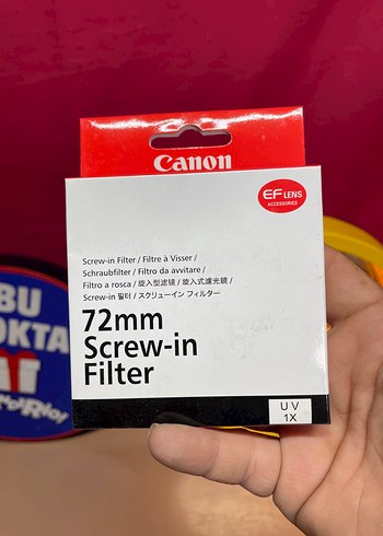 Canon 72mm Uv Lens Koruma Filtresi