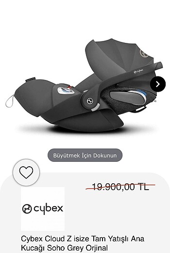 Diğer Cybex isize Z cloud anakucağı-oto koltuğu