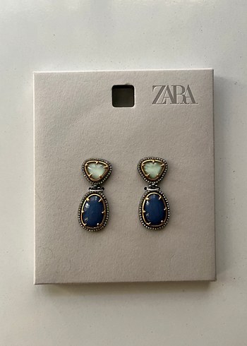 Zara Vintage Mavi Tasli İki Parcali Kupe