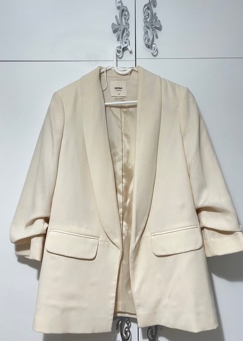Koton Ekru Sal Yaka Blazer Ceket