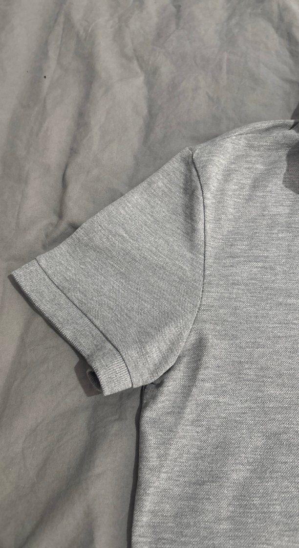 Gri Kısa Kollu Erkek Polo Tişört - Görsel 4