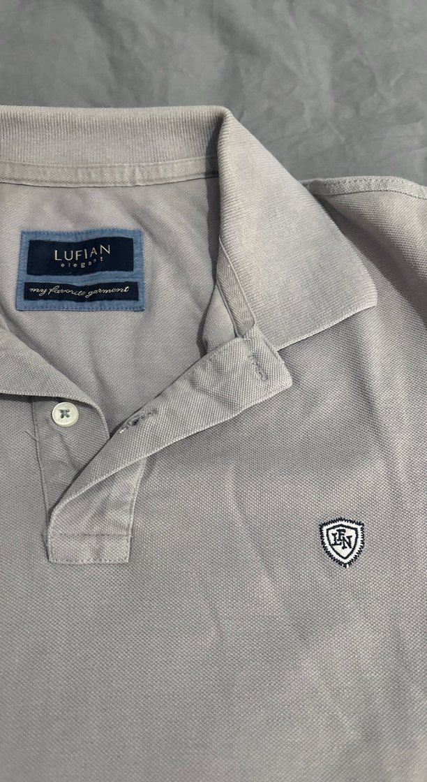 Bej Kısa Kollu Erkek Polo Tişört - Görsel 2