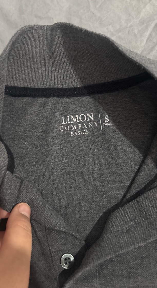 Gri Kısa Kollu Polo Tişört - Görsel 3