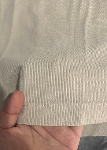 Bej Erkek Polo Tişört Kısa Kollu Pamuk - Görsel 3