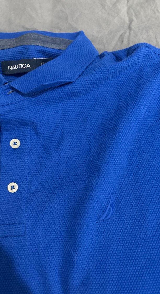 Erkek Koyu Mavi Polo Tişört Düğmeli - Görsel 3