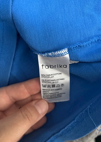 Mavi Düğmeli Erkek Polo Tişört - Görsel 5