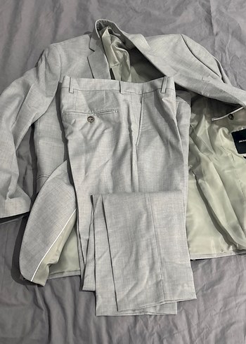 Gri Regular Fit Erkek Takım Elbise - Görsel 4