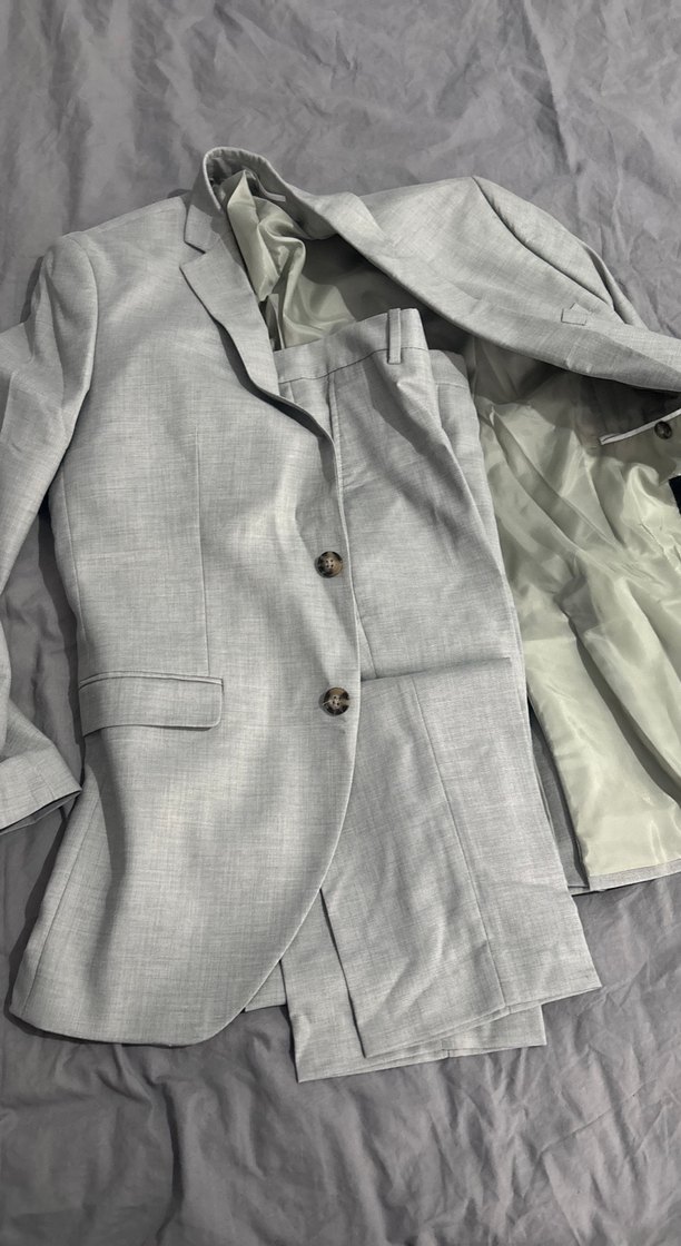 Gri Regular Fit Erkek Takım Elbise - Görsel 5