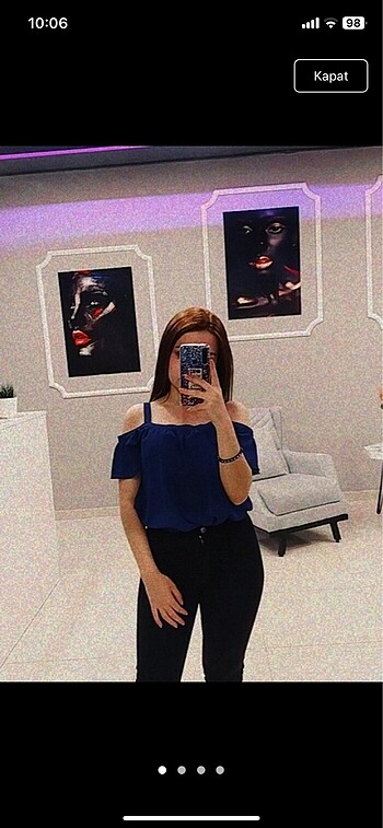 Diğer Omzu açtık bluz