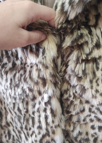 m Beden kahverengi Renk Peluş Kürk