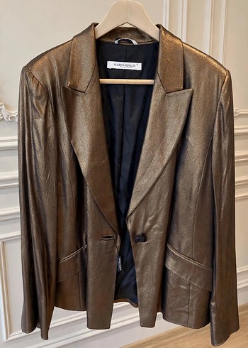Marina Rinaldi Bronz Metalik Blazer