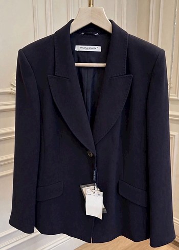 Marina Rinaldi  Lacivert Blazer Ceket
