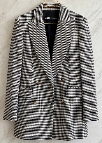 Zara Gold Dugmeli Kazayagi Blazer