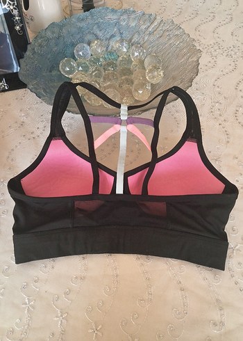 Victoria s Secret victoria's #secret Rock Punk Stil Siyah Spor Sütyeni