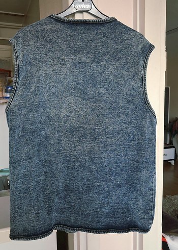 Kadın #Kot #Yelek Fermuarlı - Görsel 2