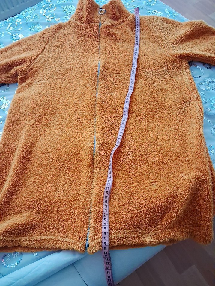 Kadın Midi Boy Peluş Ceket - Görsel 4