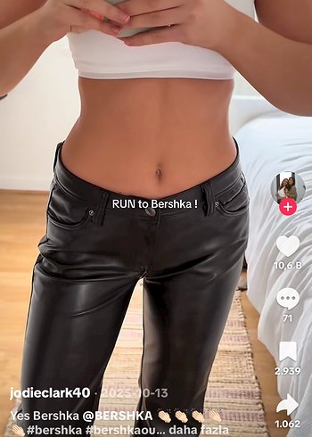 Bershka Deri Pantolon