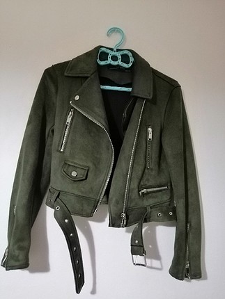 Zara biker nubuk ceket