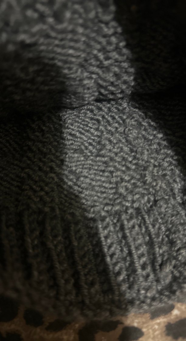 Gri Örgü Kadın Bere - Görsel 2