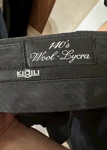 Gri Regular Fit Ofis Pantolonu Kemerli - Görsel 6