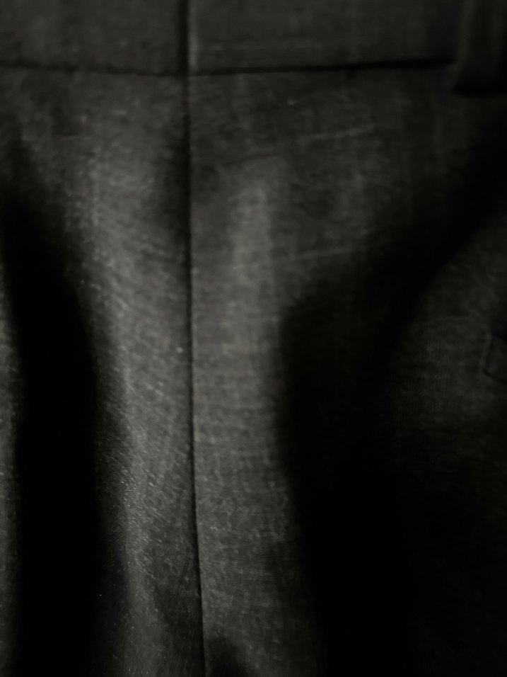 Gri Regular Fit Ofis Pantolonu Kemerli - Görsel 5