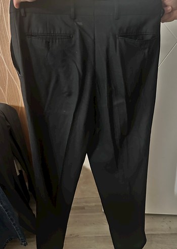 Siyah Pilili Erkek Ofis Pantolonu - Görsel 4