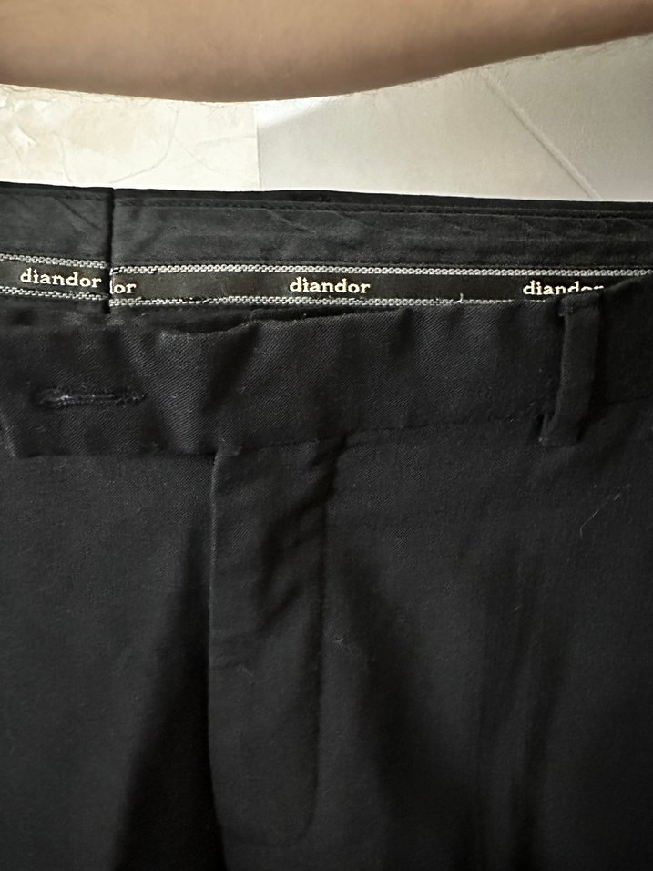 Siyah Pilili Erkek Ofis Pantolonu - Görsel 2