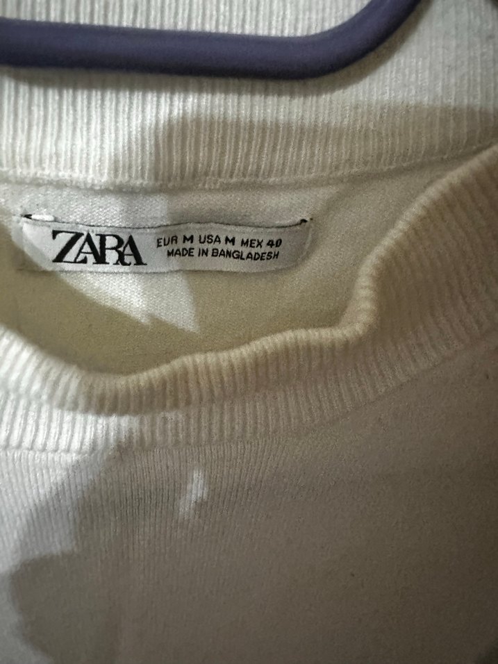 Erkek Beyaz Kısa Kollu Keten Tişört - Görsel 2